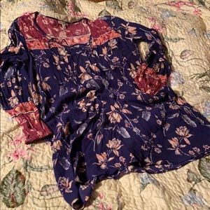 Billabong balloon sleeve dress/tunic